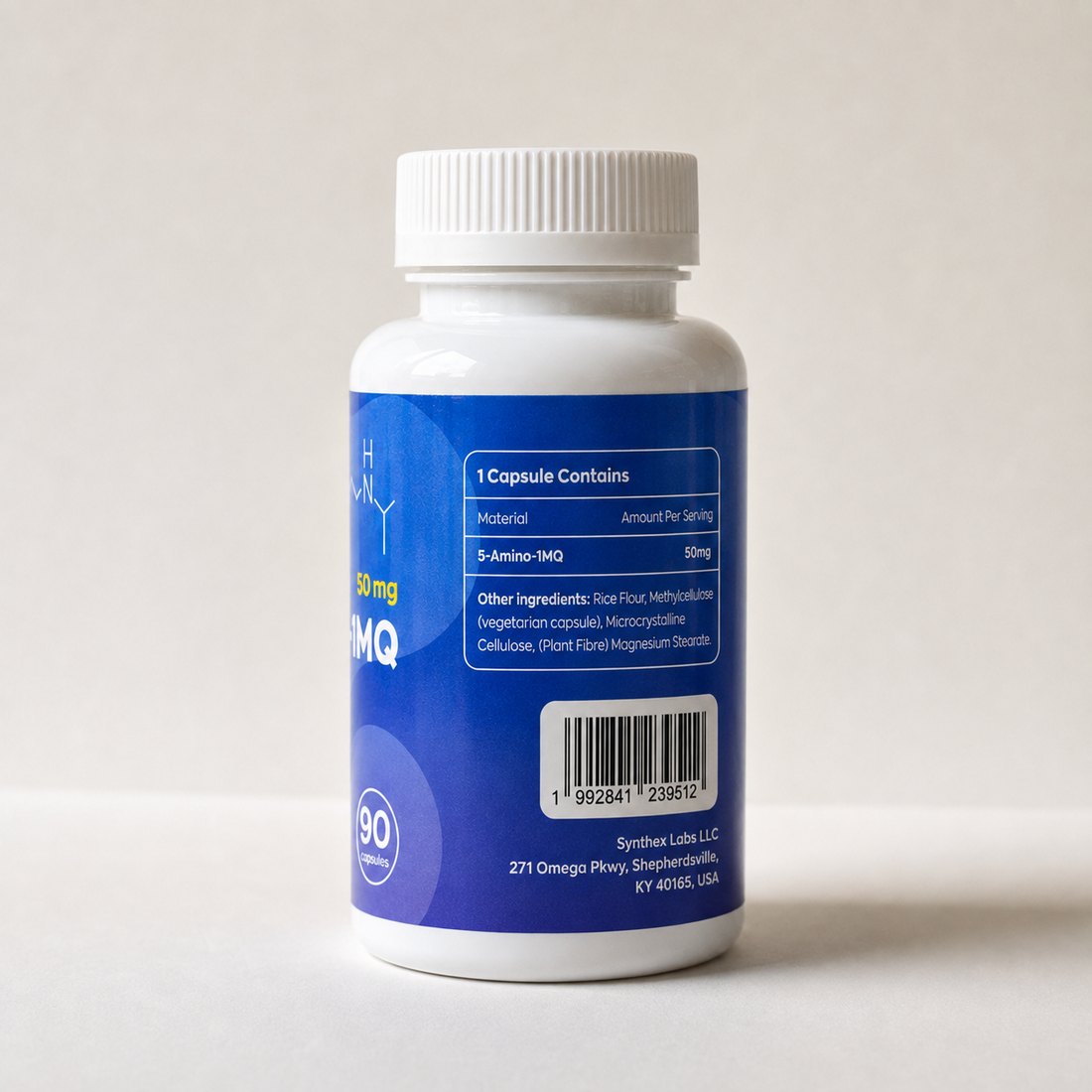 Capsule contents, other ingredients and batch barcode
